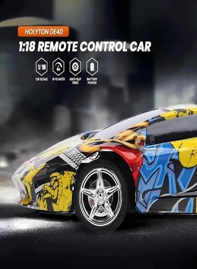 ستوريو سيارة سباق خارقة قابلة لإعادة الشحن تعمل بجهاز تحكم عن بعد من ستوريو | سيارة رياضية مزودة بأضواء LED | لعبة سيارة عالية الأداء للأطفال - 13296 - Image 3